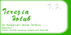 terezia holub business card